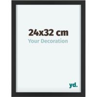 yd. - Cadre photo 24x32 - Noir - Aluminium - Virginia