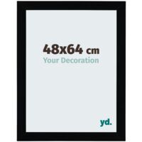 Cadre Puzzle 48x64 cm - Noir Brillant - MDF - Mura.