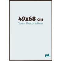 yd. - Cadre photo 49x68 - Structure Noyer - Aluminium - New York