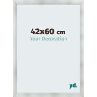 yd. - Cadre photo 42x60 - Aluminium Brosse - MDF - Pisa
