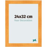 yd. - Cadre photo 24x32 - Orange - MDF - Pisa