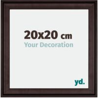 yd. - Cadre photo 20x20 - Brun - Bois - Birmingham