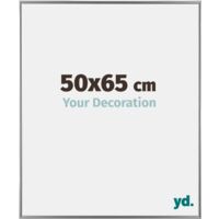 yd. - Cadre photo 50x65 - Argent Brillant - Plastique - Evry