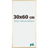 yd. - Cadre photo 30x60 - Or - Aluminium - Kent