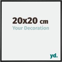 yd. - Cadre photo 20x20 - Noir Mat - Aluminium - Kent