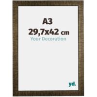 yd. - Cadre photo A3 29.7x42 - Champagne Brosse - Bois - Leeds