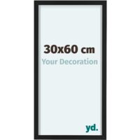 yd. - Cadre photo 30x60 - Noir - Aluminium - Virginia