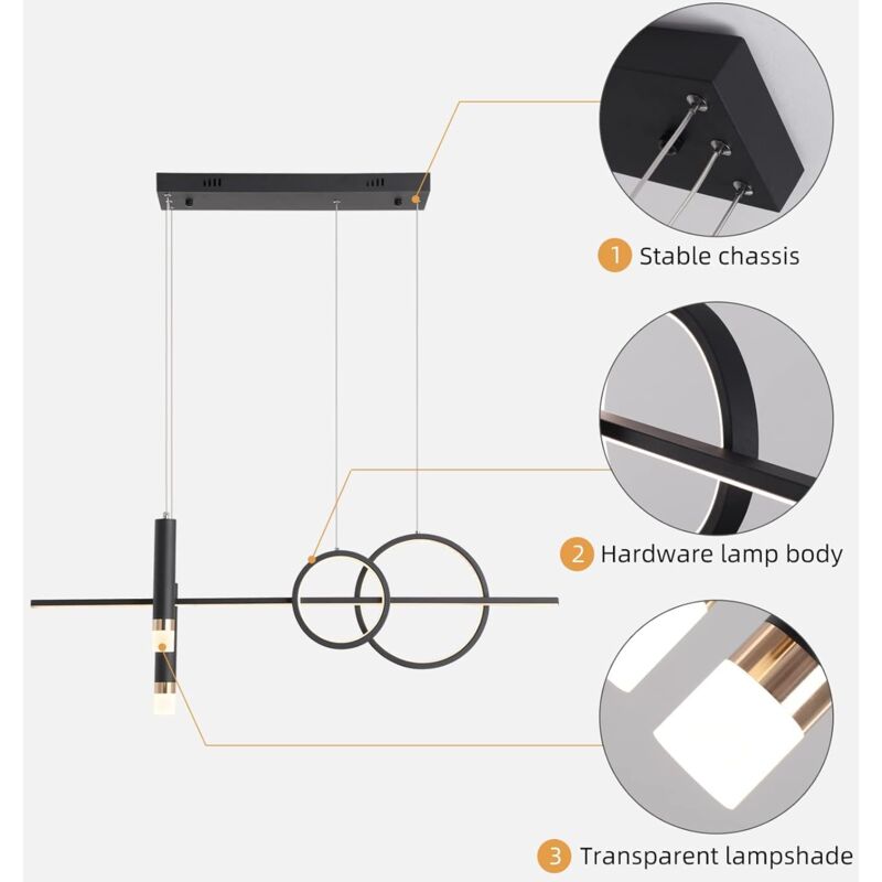 Applique Da Parete LED 120cm A Onda - Lampada Moderna Dimmerabile Per Interni - Foto 3