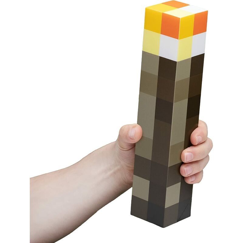 Juego de Minecraft Led antorcha escritorio lámpara de noche luz de noche decoración del hogar