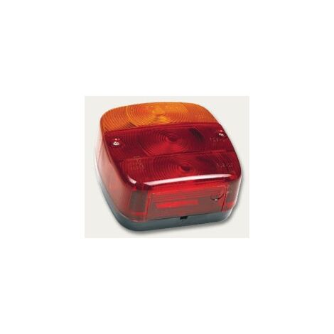 Bonin Fanalino Posteriore 1 LED – 3 Funzioni A Batterie Con Attacco Per Portapacchi
