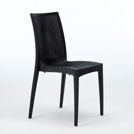 Sedia rattan bistrot antracite senza braccioli 2Pz (1/3)