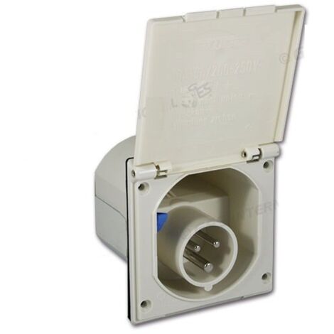 Presa CEE Monofase 2P+T Da Incasso - IP44, 16A, Per Esterno - Foto 4