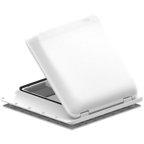 Oblò Vent 28 F Crystal Per Camper - Con Zanzariera, Interno Bianco Neutro, Per Bagno O Van - Foto 4