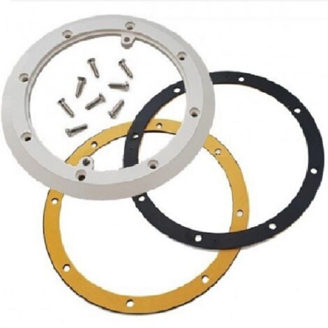 Flangia in PVC e guarnizioni  2" per scarico fondo