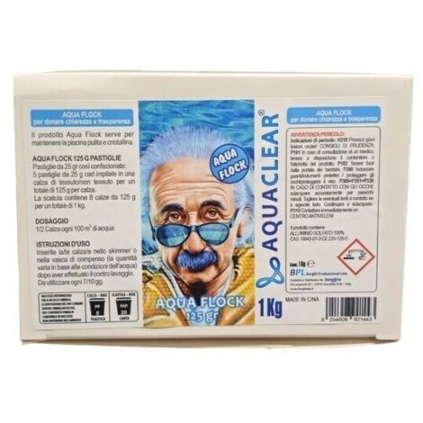 Aqua Flock pastiglie da 125 gr flocculante 1kg