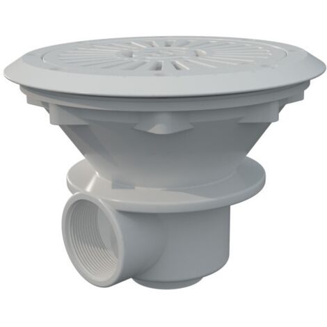 Scarico di fondo in ABS per liner d.210mm bianco