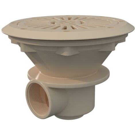 Scarico di fondo in ABS per liner d.210mm sabbia