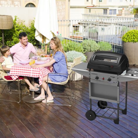 Barbecue Expert Deluxe con fornello laterale