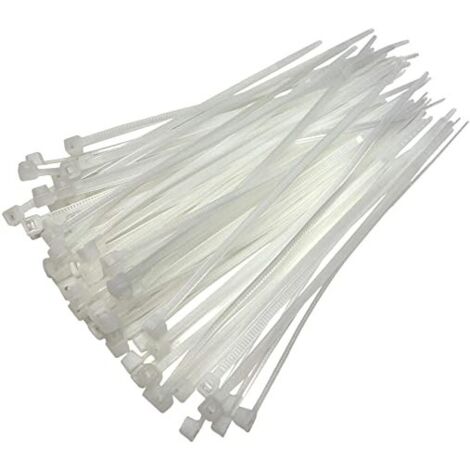 Conf. 100 Fascette cablaggio Brixo - Naturale - 140x 3,6 mm. - 5 conf