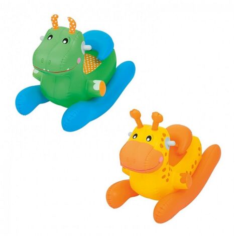 Dondolo giraffa e dinosauro bestway 86x43x63 cm