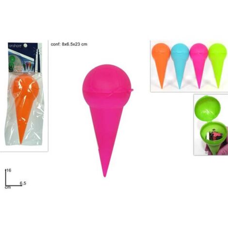 Posacenere Da Spiaggia Portatile Richiudibile - Cono 15 Cm, Colori Vivaci, Per Tenere Pulita La Sabbia, Materiale ABS