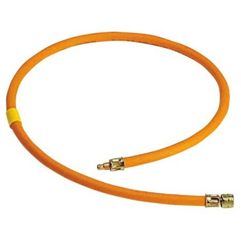 TUBO GAS GPL FLESSIBILE IN ACCIAIO L 100 cm FF 1/2'' GUAINA PVC