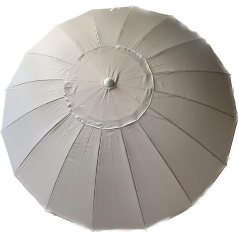 Ombrellone Spiaggia 240 Cm - 16 Stecche Fiberglass, Alluminio, Con Trivella - Foto 9