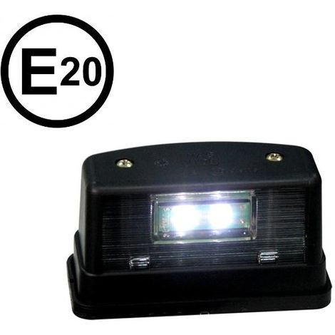Luce Targa LED 12V 24V per Camion Trattore Omologata