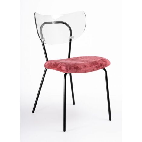 TigerTie Cravatta Classica Uomo, Strisce Rosso Porpora E Nero, Lunghezza 150 Cm, Larghezza 8 Cm, Taglio Classico