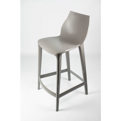 Sgabello polipropilene cucina colorato - H 66 Mahi Mahi Colore Grigio, Opzioni Bancale 8 pezzi