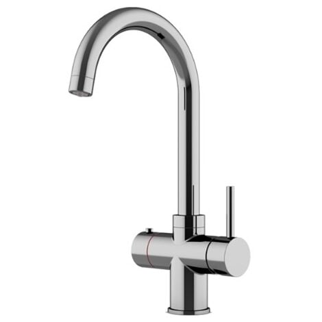 Calmag 3in1 Swan Neck Boiling Water Tap Chrome DWFK-CALHWT-CP-SWAN