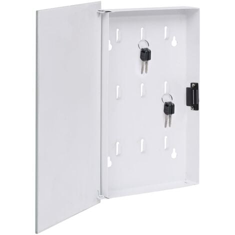 Maison Exclusive - Schlüsselkasten mit Magnettafel Weiß 30x20x5,5 cm