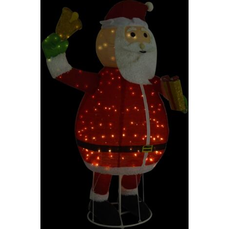Maison Exclusive 180 Luxus-Gewebe Weihnachtsfigur LED-Weihnachtsmann cm -