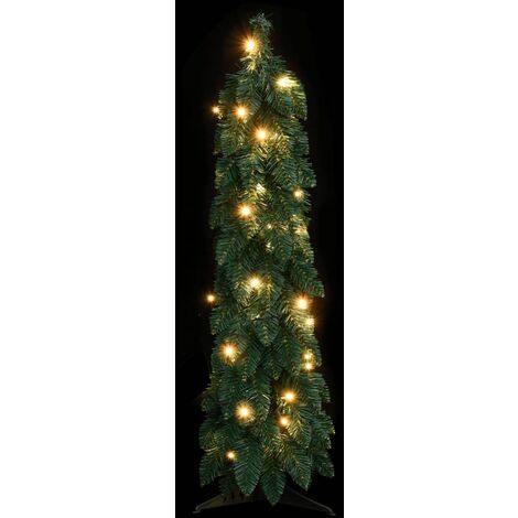 Maison Exclusive - Künstlicher Weihnachtsbaum mit Beleuchtung 30 LEDs 60 cm