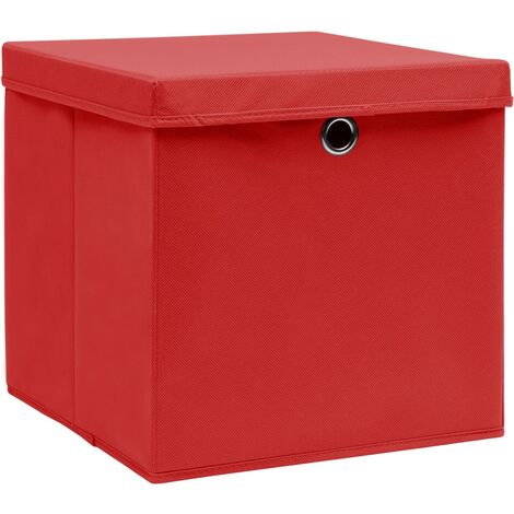 Maison Exclusive - Aufbewahrungsboxen 4 Stk. Vliesstoff 28x28x28