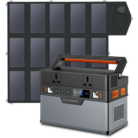 Centrale électrique portable V-TAC 300W générateur de courant de stockage  de batterie puissance maximale 500W