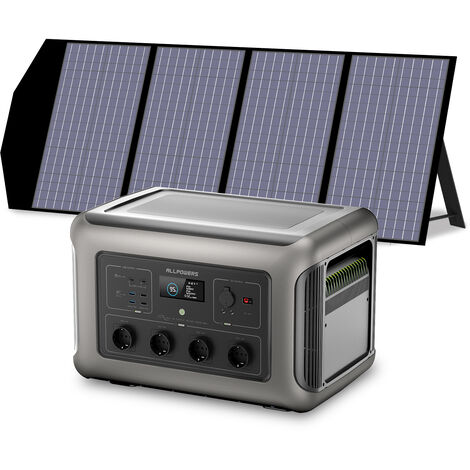 1000 W générateurs solaires 518 Wh station d'alimentation générateur  électrique