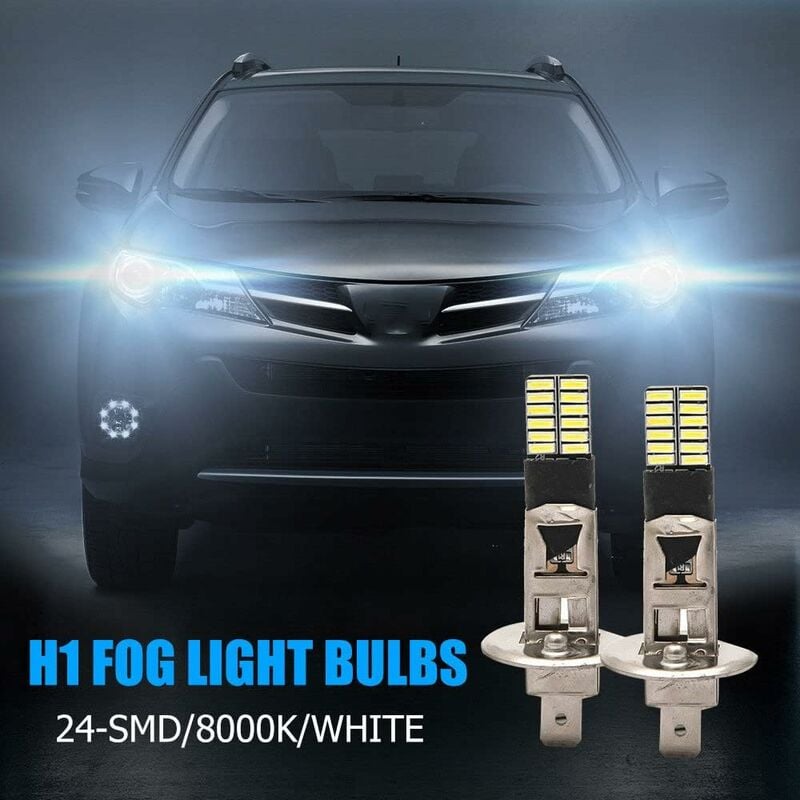 Pack mit 2 HB4 LED-Lampen 6000K - Xenon-Weiß