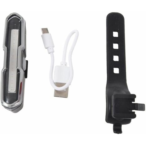 Fahrradzubehör, Fahrrad-Rücklicht, ultrahelles wiederaufladbares USB-LED- Fahrrad-Rücklicht, 5 Beleuchtungsmodus-Scheinwerfer (rot), BISBISOUS
