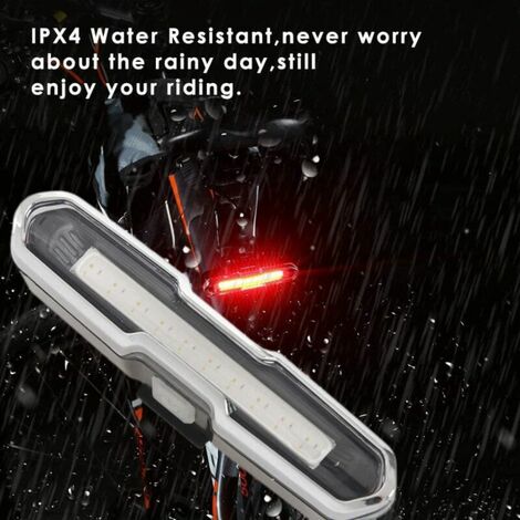 Kaufe Fahrradrücklicht USB wiederaufladbar IPX5 wasserdichtes