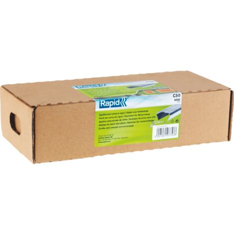 RAPID - Attaches vigne de Ø4-14mm - C50 Aluminuim, pour attacher les branches et les sarments de vigne - Boîte de 4200 attaches - (40107758)