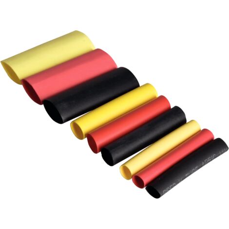 RAPID - Gaines thermorétractables - De Ø3 à Ø12mm / 42 pièces, Isole, Protège de l'humidité et de la corosion - Boîte - (5000208) (1/5)