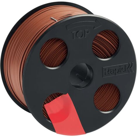 RAPID - Lien PVC armé - Bobine 100m - Attache branches et plants, compatible Rapid BHX50 - Boîte de 12pcs - (5001598)