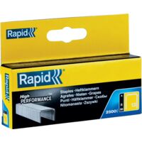 RAPID - Agrafes en fil fin, n°13/08mm - Boîte carton 2500 - Fixation de textile ou de tapisserie, décoration, bois tendre - (11835625)