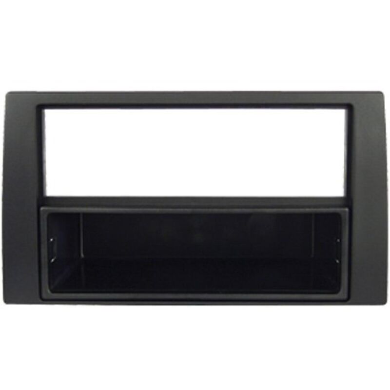 Kit Montage Façade Autoradio 1 DIN Avec Vide Poche - Compatible Audi A4 B6 B7 Et Seat Exeo
