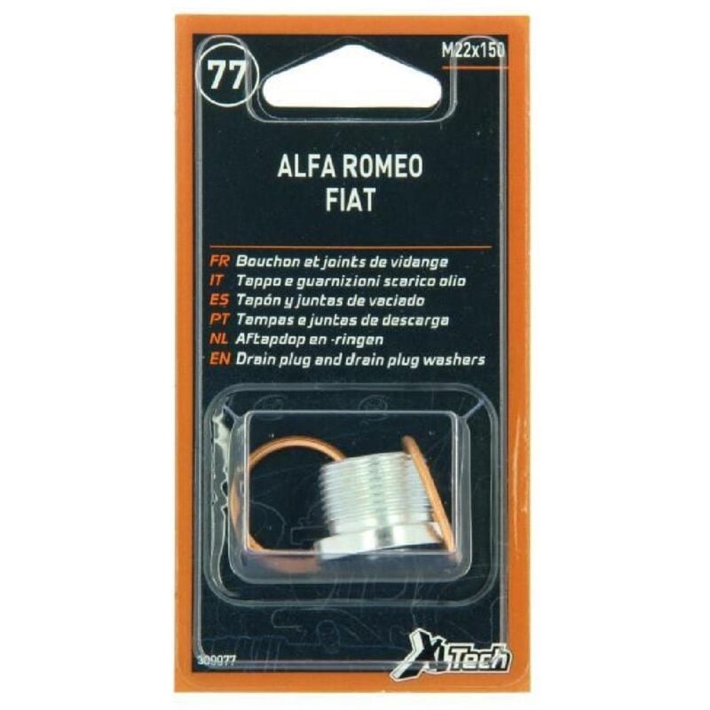 1 bouchon de vidange ET 2 joints compatible avec Fiat M22
