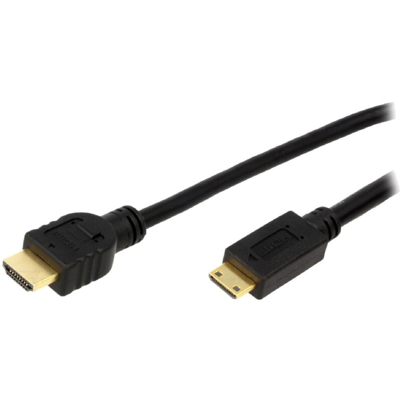 DeLOCK HDMI avec câble Ethernet HDMI (M) pour HDMI (M) 50 cm noir