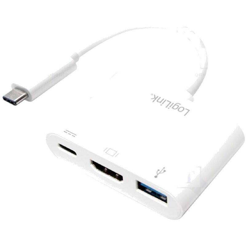 Logilink UA0233A Adaptateur USB 3.0 Vers HDMI – Ajoutez Un Écran Supplémentaire Full HD 1080p Plug & Play
