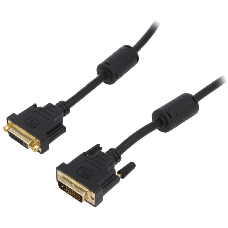 Câble DVI-D 24+1 Double Blindage 20m Renkforce – Haute Résolution 4K Compatible