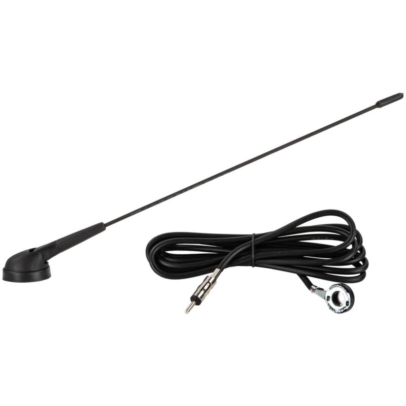 Antenne Toit AM/FM Voiture 40.5 Cm Anti-Bruit - Compatible VW Golf 4/5, Passat B5, Polo, Beetle - Flexible & Robuste